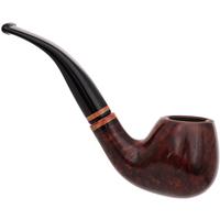 Lorenzetti Smooth Bent Brandy with Double Briar Ring (Tapered Stem)