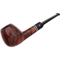 Lorenzetti Smooth Brandy with Double Nickel Band (Saddle Stem)