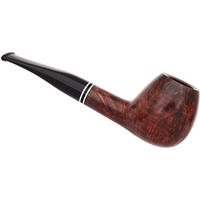 Lorenzetti Smooth Brandy with Double Nickel Band (Tapered Stem)