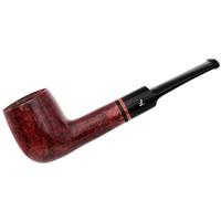 Lorenzetti Smooth Red Billiard with Briar Ring (Saddle Stem)
