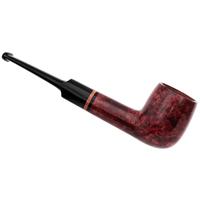 Lorenzetti Smooth Red Billiard with Briar Ring (Saddle Stem)
