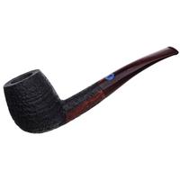 Valbruna Sandblasted Bent Billiard with Cumberland Stem (Calypso)