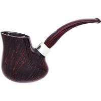 Valbruna Smooth Brown Volcano with Cumberland Stem and Silver (Two Jellyfish) (Calypso)
