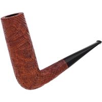 Smokin' Barrel Briars Sandblasted Pipe Dan Full Chimney