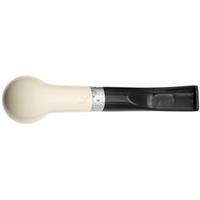 Barling Ivory 1812 Meerschaum Smooth Bent with Silver (with Case) (9mm)