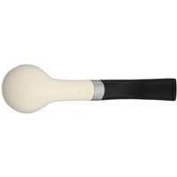 Barling Ivory 1812 Meerschaum Smooth Bent with Silver (with Case) (9mm)