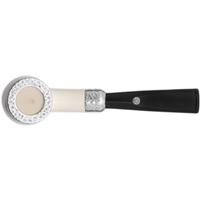 Barling Ivory 1812 Meerschaum Smooth Bent with Silver Cap (with Case) (9mm)