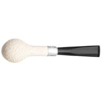 Barling Ivory 1812 Meerschaum Rusticated with Silver Cap (with Case) (9mm)