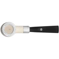 Barling Ivory 1812 Meerschaum Rusticated with Silver Cap (with Case) (9mm)
