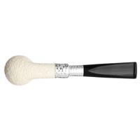 Barling Ivory 1812 Meerschaum Rusticated with Silver Spigot (with Case) (9mm)
