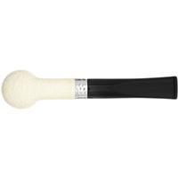 Barling Ivory 1812 Meerschaum Rusticated with Silver (with Case) (9mm)