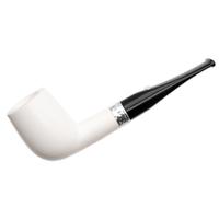 Barling Ivory 1812 Meerschaum Smooth with Silver (with Case) (9mm)