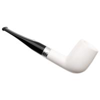 Barling Ivory 1812 Meerschaum Smooth with Silver (with Case) (9mm)
