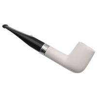 Barling Ivory 1812 Meerschaum Smooth with Silver (with Case) (9mm)
