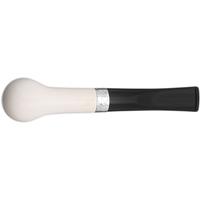 Barling Ivory 1812 Meerschaum Smooth with Silver (with Case) (9mm)