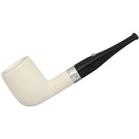 Barling Ivory 1812 Meerschaum Smooth with Silver (with Case) (9mm)