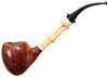 Hiroyuki Tokutomi Smooth Acorn with Bamboo and Mastodon Ivory (One Snail)