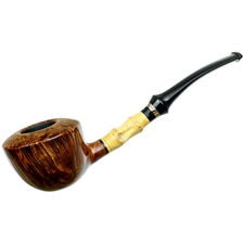 Smio Satou Smooth Bent Pot with Bamboo and Tsuishu