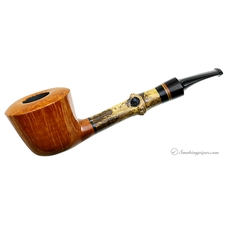 Smio Satou Smooth Bent Pot with Bamboo and Tsuishu