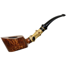 Smio Satou Smooth Bent Ladle with Tsuishu and Bamboo