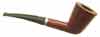 Ser Jacopo Walnut Bent Dublin with Silver  (L1)