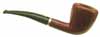 Ser Jacopo Smooth Bent Dublin with Silver Band (305) (L1)