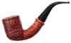 Ser Jacopo Sandblasted Bent Billiard with Briar Delecta Mount (S2)