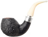 Ser Jacopo Albus Sandblasted Bent Apple with Delecta Silver Mount (Maxima)