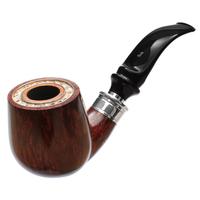 Ser Jacopo Leonardo Smooth Bent Billiard Delecta with Silver (L1)