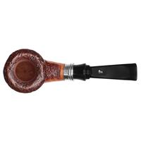 Ser Jacopo Picta Van Gogh Sandblasted Bent Billiard with Silver (01) (S2) (C)