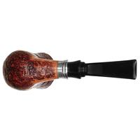 Ser Jacopo Picta Van Gogh Sandblasted Bent Billiard with Silver (01) (S2) (C)