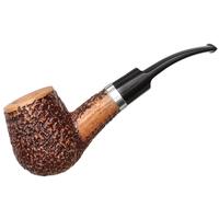 Ser Jacopo Picta Picasso Rusticated Bent Billiard with Silver (06) (R1) (C)