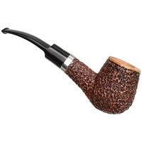 Ser Jacopo Picta Picasso Rusticated Bent Billiard with Silver (06) (R1) (C)