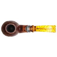Ser Jacopo Historica 2020 Pulchra Sandblasted Bent Apple Sitter with Silver (23) (S2)