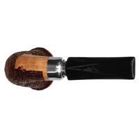 Ser Jacopo Sandblasted Calabash with Silver (S2) (C)