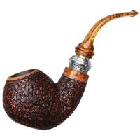 Ser Jacopo Historica 2020 Pulchra Rusticated Bent Apple Sitter with Silver (R1)