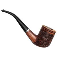 Ser Jacopo Picta Miro Rusticated Bent Billiard with Silver (R1) (C) (04)