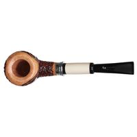 Ser Jacopo Historica 2021 Picta Van Gogh Rowlette Rusticated Bent Billiard with Silver (1) (22)