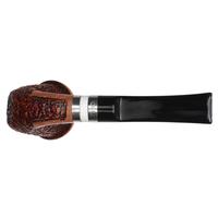 Ser Jacopo Domina 2021 Rusticated Calabash with Silver (R1) (D) (10)