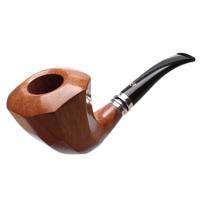 Ser Jacopo Gem Series Fiammata Imago Paneled Bent Dublin with Silver (B) (Granato)