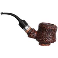 Ser Jacopo Picta Magritte Rusticated Bent Pot with Silver (R1) (C) (1)