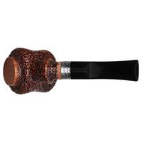 Ser Jacopo Picta Magritte Rusticated Bent Pot with Silver (R1) (C) (1)