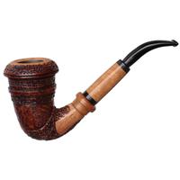 Ser Jacopo "La Pipaccia" Rowlette Rusticated Calabash (1) (D)