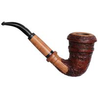 Ser Jacopo "La Pipaccia" Rowlette Rusticated Calabash (1) (D)
