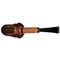 Ser Jacopo "La Pipaccia" Rowlette Rusticated Calabash (1) (D)