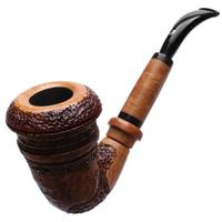 Ser Jacopo "La Pipaccia" Rowlette Rusticated Calabash (1) (D)