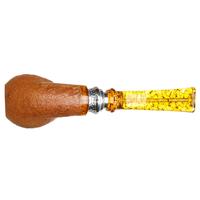 Ser Jacopo Historica 2020 Spongia Pulchra Sandblasted Bent Apple Sitter with Silver (S3) (43)