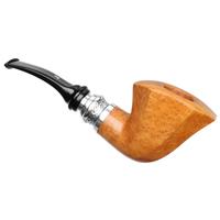 Ser Jacopo Pulchra Smooth Paneled Bent Dublin with Silver (L2) (C)
