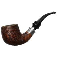 Ser Jacopo Leonardo Delecta Rusticated Bent Billiard with Silver (R1) (D)