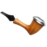 Ser Jacopo 40th Anniversary Historica Smooth Calabash with Silver Cap (L2) (1)